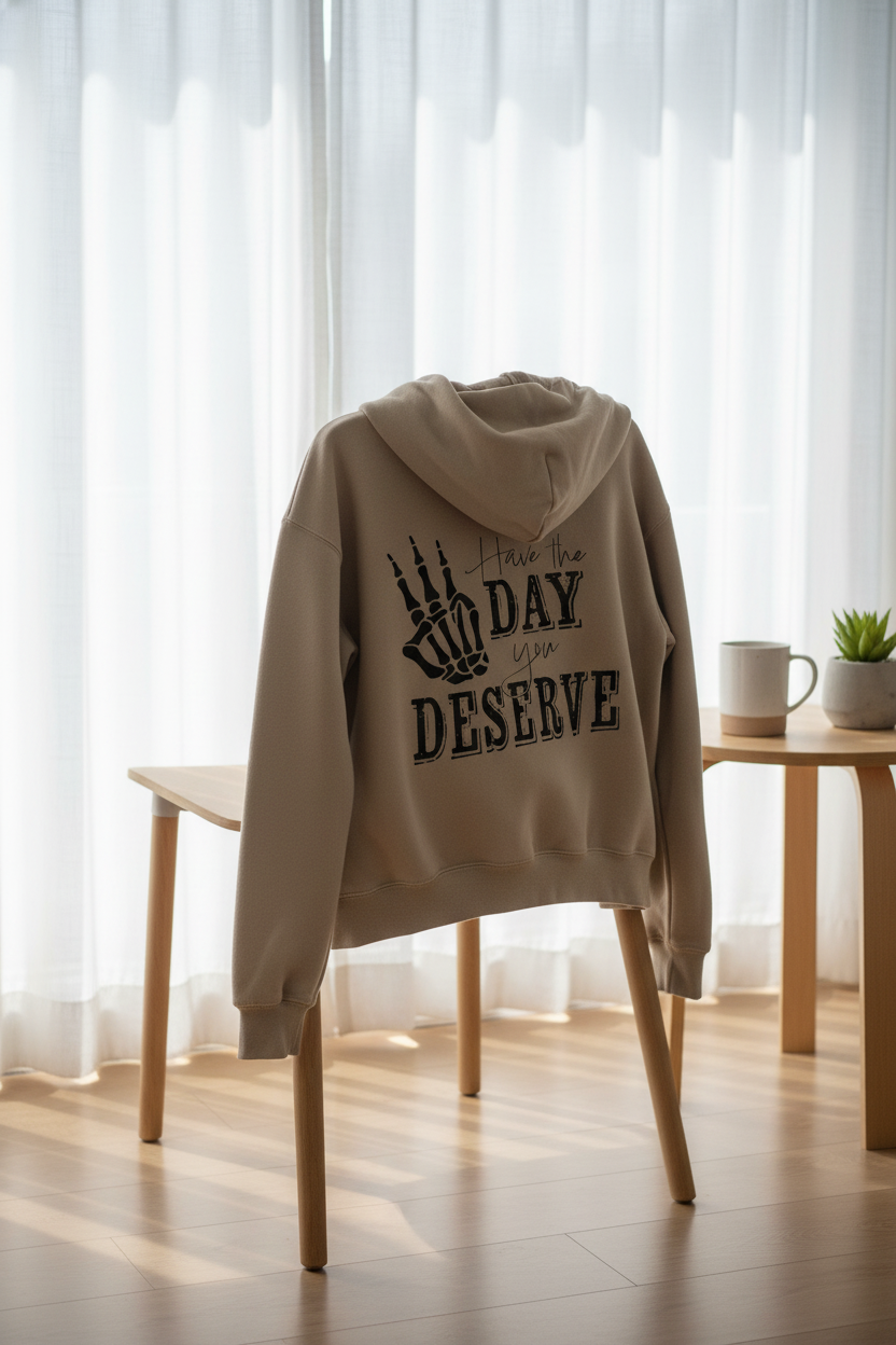 Have The Day You Deserve - Hoodie