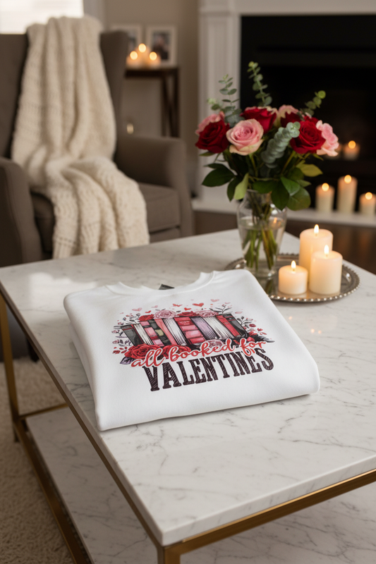 All booked for Valentine's - Sweatshirt
