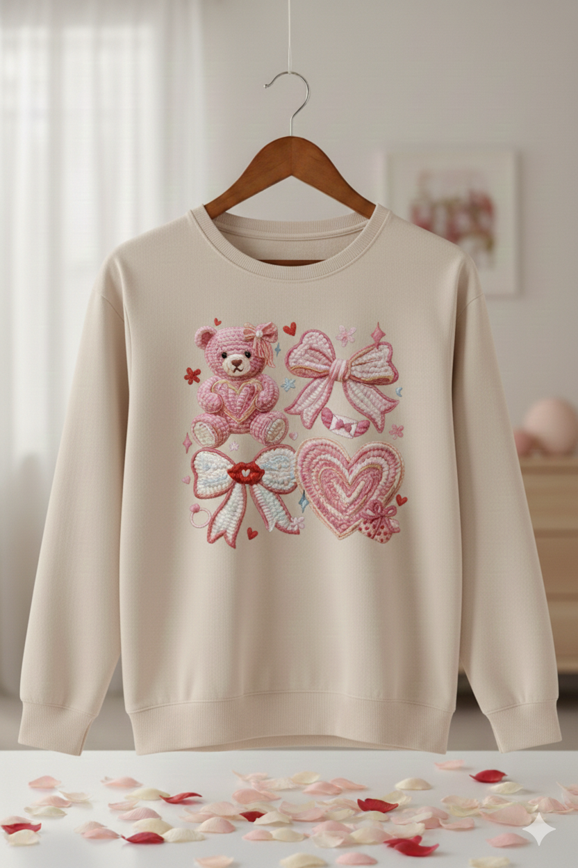 Pink Teddy  - Sweatshirt