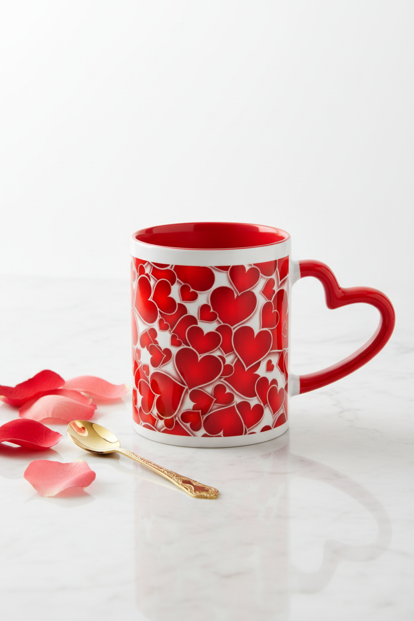 Red Hearts - Mug