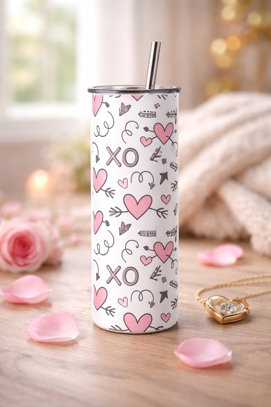 XO Hearts - Tumbler