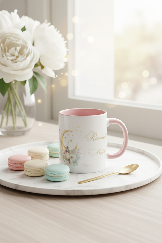 Ramadhan Mubarak 🩵🩷💛 - Mug