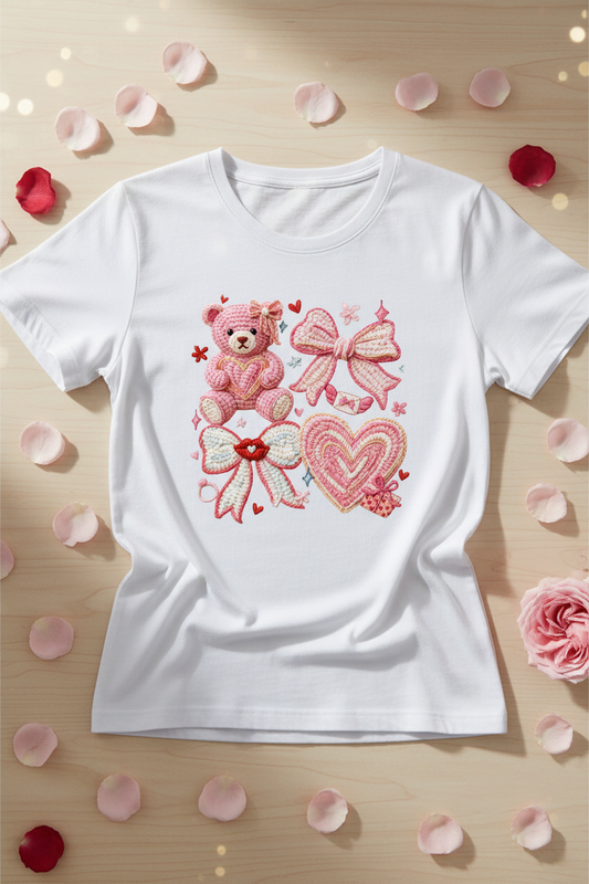Pink Teddy - T Shirt