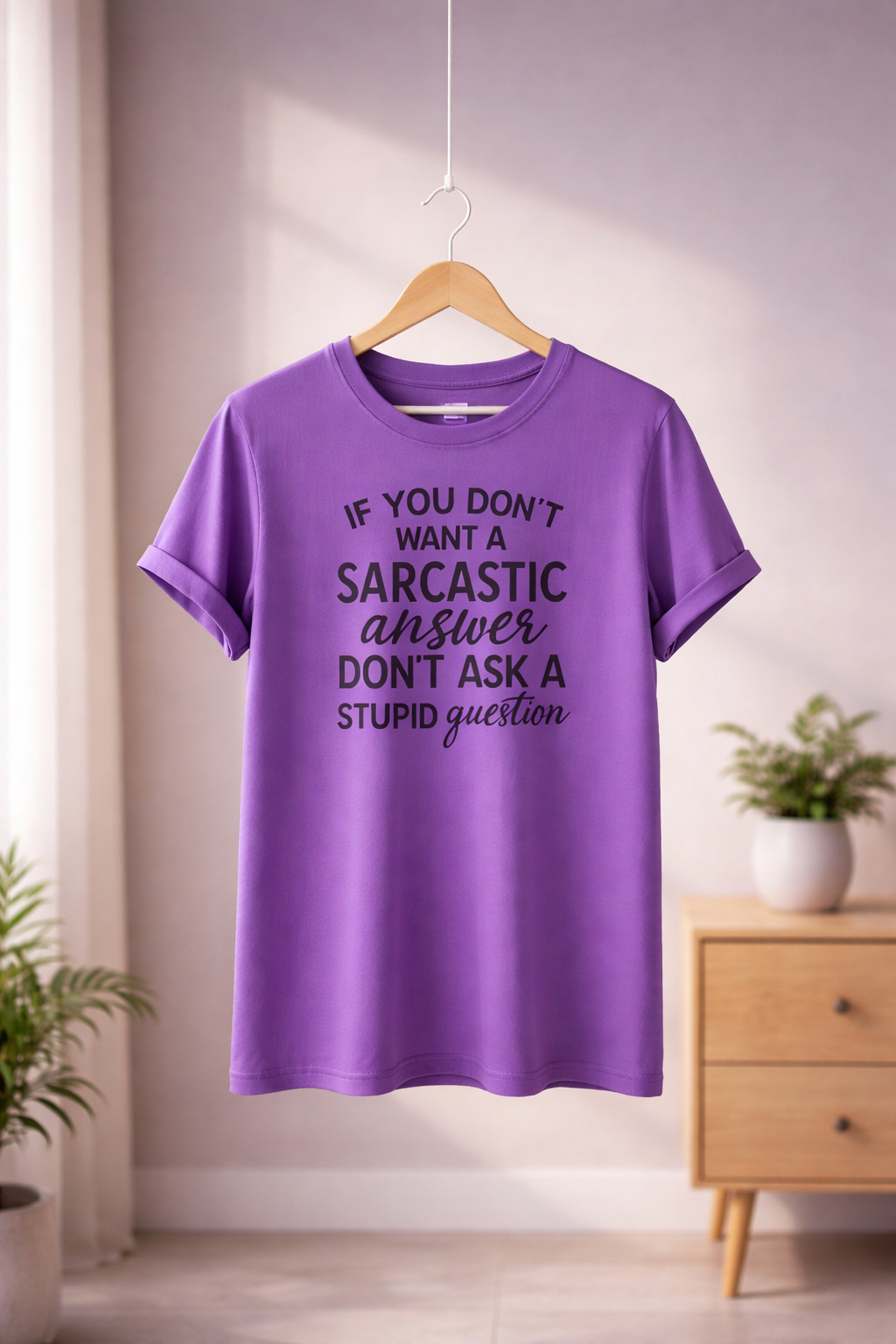 Sarcastic Answer Stupid Question - T Shirt