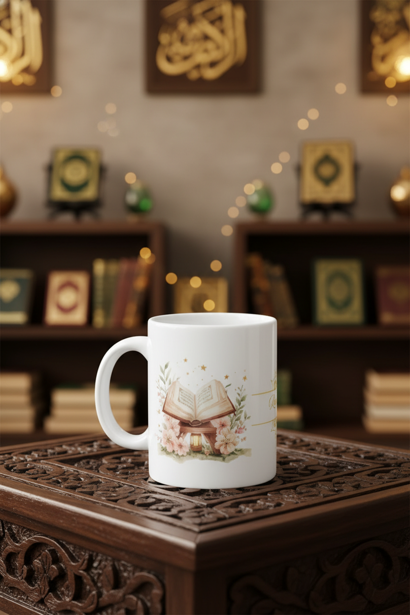 Ramadhan Mubarak 📖💚🩷💛 - Mug