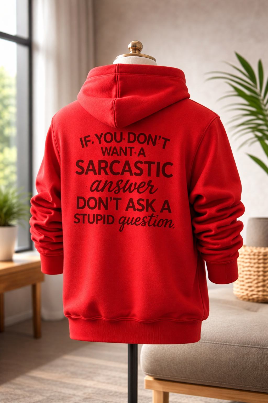 Sarcastic Answer Stupid Question - Hoodie
