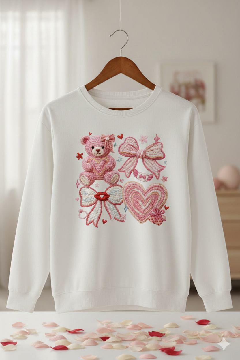 Pink Teddy  - Sweatshirt